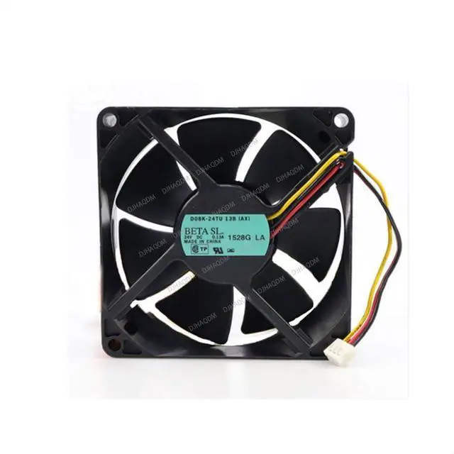 Main image of Compatible for NIDEC D08K-24TU 24V 0.13A 8cm 80x80x25mm 3-Wire Cooling Fan