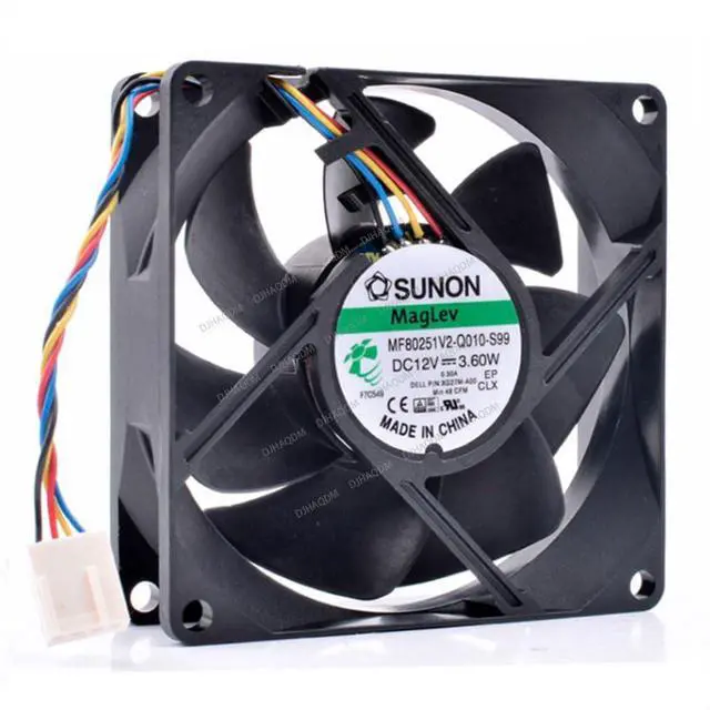 Main image of Compatible for SUNON MF80251V2-Q010-S99 12V 3.60W 8cm 8025 4-Wire Cooling Fan