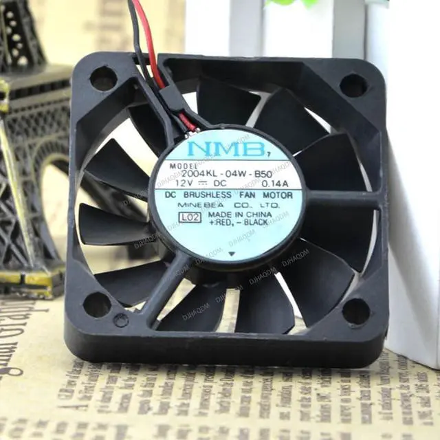 Alt view image 5 of 5 - Compatible for NMB 2004KL-04W-B50 12V 0.14A 5cm 5010 2-Wire Cooling Fan