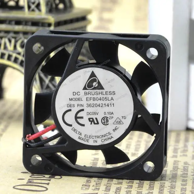 Alt view image 2 of 4 - Compatible for Delta EFB0405LA 5V 0.10A 4cm 4010 2-Wire Cooling Fan