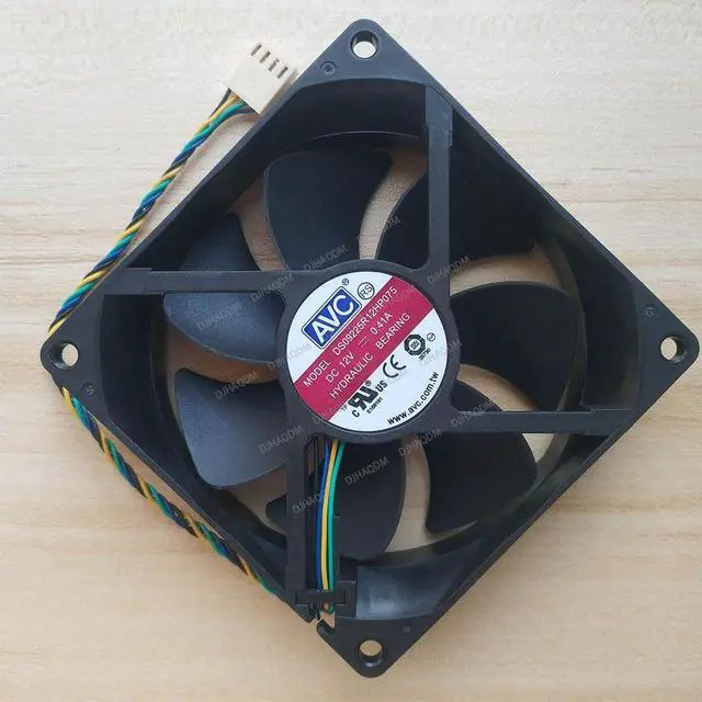 Alt view image 2 of 5 - Compatible for AVC DS09225R12HP075 12V 0.41A 9025 90x90x25mm 4-Wire Cooling Fan