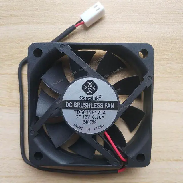 Main image of Compatible for Geatsink TD6015B12LA 12V 0.10A 6015 60x60x15mm 2-Wire Cooling Fan