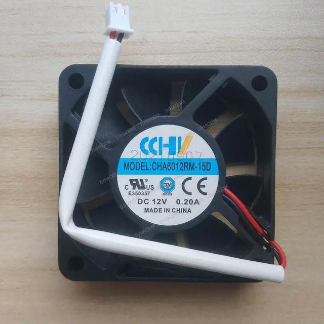 Main image of Compatible for CCHV CHA6012RM-15D 12V 0.20A 6015 60x60x15mm 2-Wire Cooling Fan