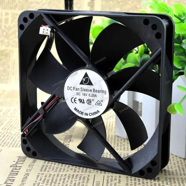Main image of Compatible for Delta 18V 0.25A 12025 12cm 2-Wire Cooling Fan