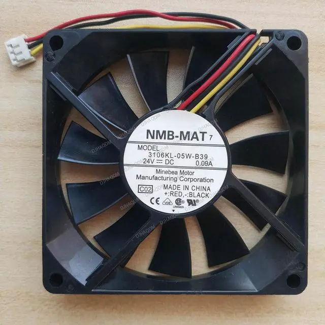 Main image of Compatible for NMB-MAT 3106KL-05W-B39 C02 24V 0.09A 8015 80x80x15mm 3-Wire Cooling Fan