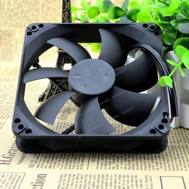 Alt view image 3 of 4 - Compatible for Delta 18V 0.25A 12025 12cm 2-Wire Cooling Fan