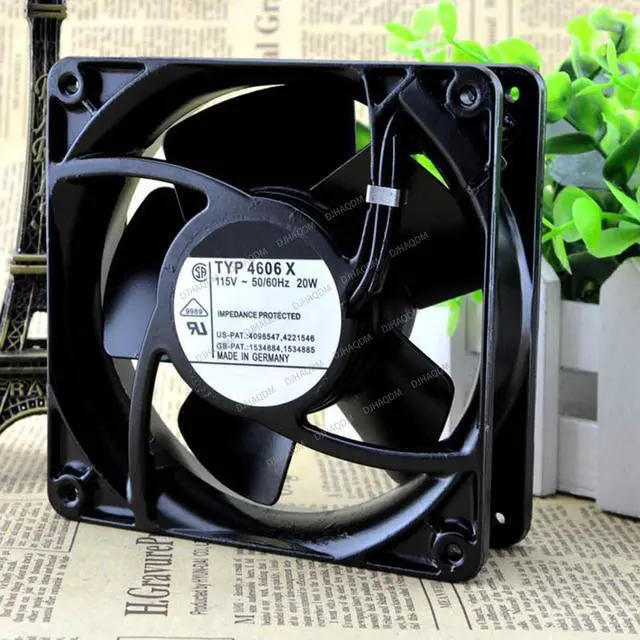 Main image of Compatible for TYP 4606 X AC115V 20W 119X38mm 2-Wire Cooling Fan