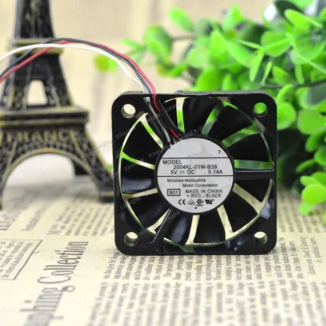 Alt view image 2 of 3 - Compatible for NMB-MAT 2004KL-01W-B39 5V 0.14A 5cm 5010 3-Wire Cooling Fan