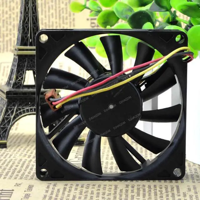Alt view image 5 of 5 - Compatible for Nidec D08R-12TH 12V 0.17A 8cm 8015 3-Wire Cooling Fan