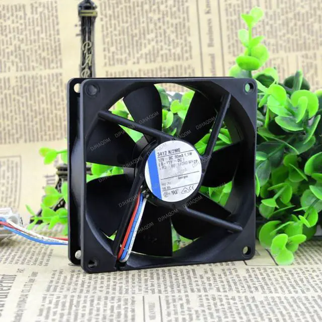 Main image of Compatible for TYP 3412 N/2ME 12V 1.1W 90mA 3-Wire Cooling Fan