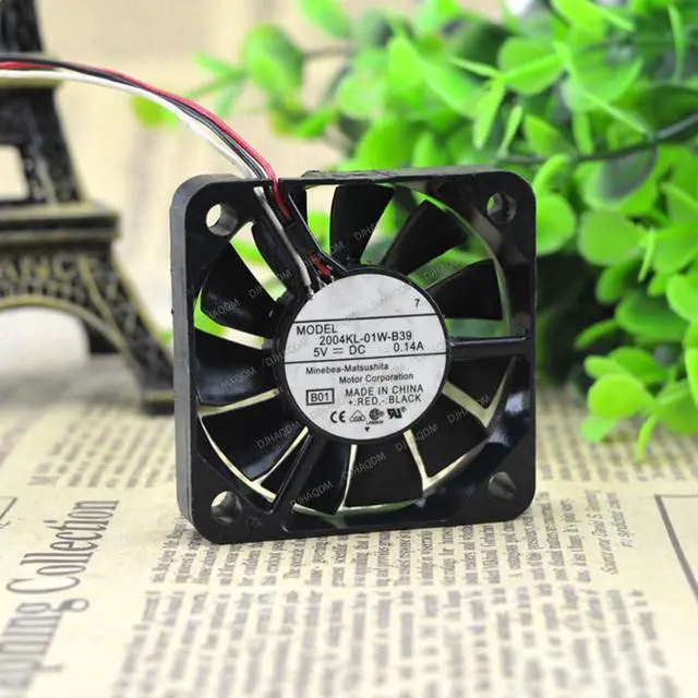 Alt view image 3 of 3 - Compatible for NMB-MAT 2004KL-01W-B39 5V 0.14A 5cm 5010 3-Wire Cooling Fan