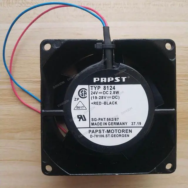Main image of Compatible for TYP 8124 24V 2.8W 19-28V 8CM 8038 2-Wire Cooling Fan
