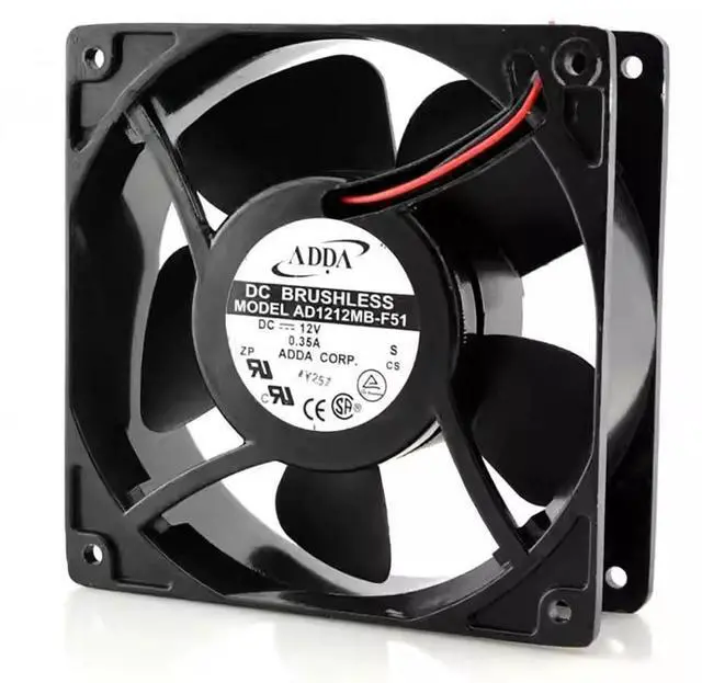 Main image of Compatible for ADDA AD1212MB-F51 12V 0.35A 2-Wire 120x120x38mm 12038 Cooling Fan