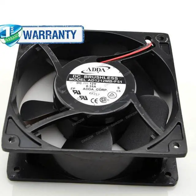 Alt view image 5 of 5 - Compatible for ADDA AD1212MB-F51 12V 0.35A 2-Wire 120x120x38mm 12038 Cooling Fan