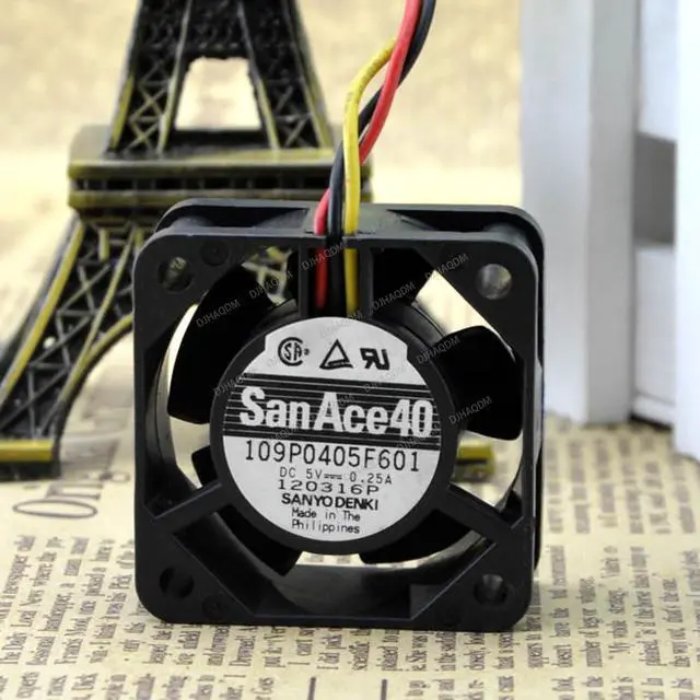 Alt view image 2 of 4 - Compatible for San Ace 40 109P0405F601 5V 0.25A 4cm 4020 3-Wire Cooling Fan