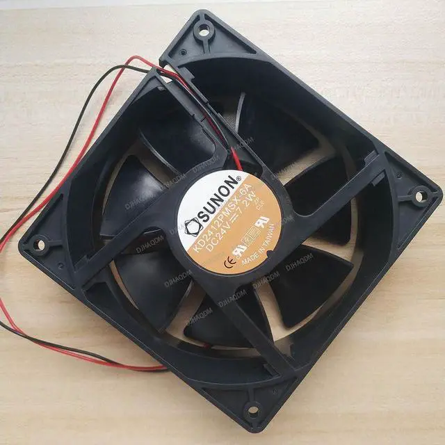 Alt view image 2 of 5 - Compatible for SUNON KD2412PMSX-6A 24V 7.2W 12380 2-Wire Cooling Fan