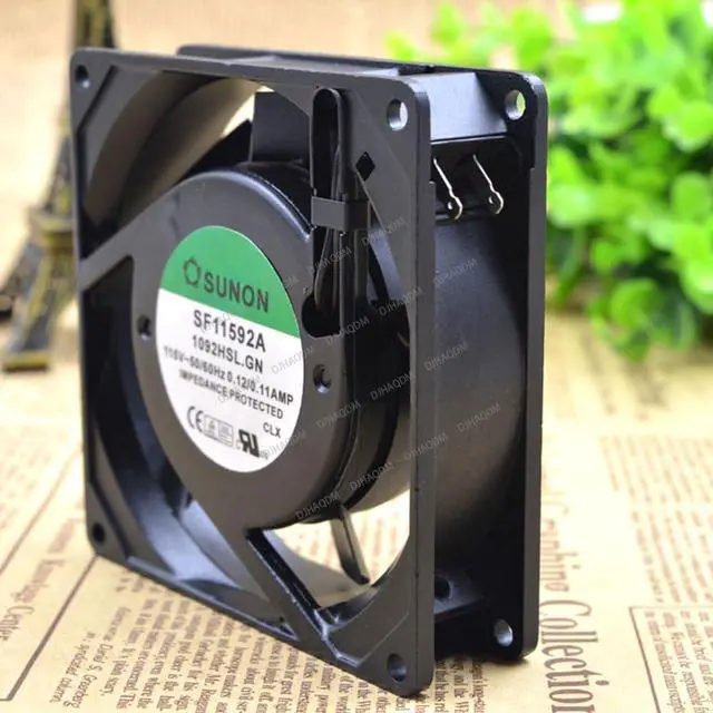 Alt view image 2 of 5 - Compatible for SUNON SF23092A 2092HBL.GN 220-240V 0.07-0.06A 9225 2-Wire Cooling Fan