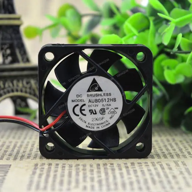 Alt view image 2 of 5 - Compatible for Delta AUB0512HB 12V 0.15A 5cm 5015 2-Wire Cooling Fan