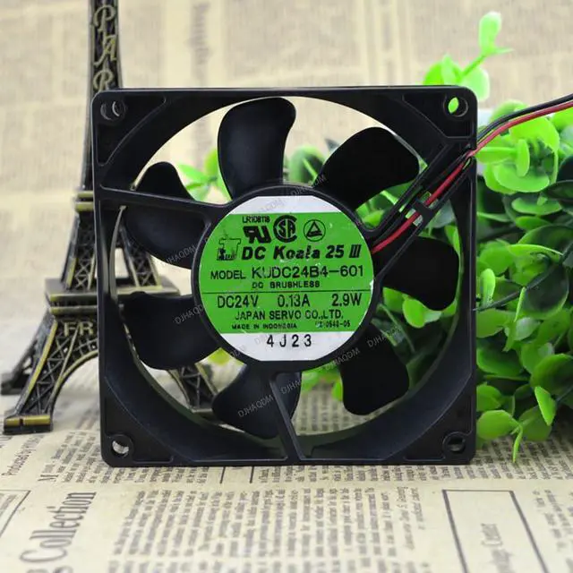 Alt view image 2 of 5 - Compatible for SERVO KUDC24B4-601 24V 0.13A 2.9W 9cm 9025 2-Wire Cooling Fan