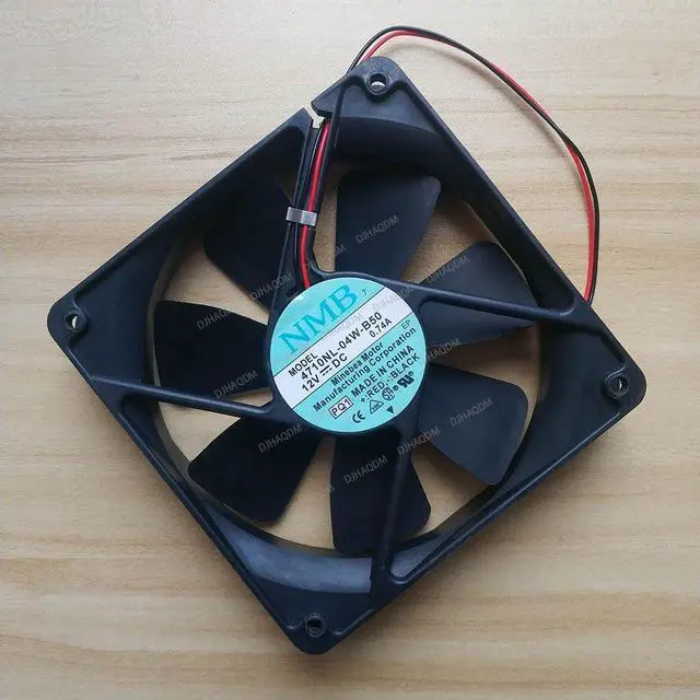 Alt view image 2 of 5 - Compatible for NMB 4710NL-04W-B50 12V 0.74A 12cm 12025 2-Wire Cooling Fan