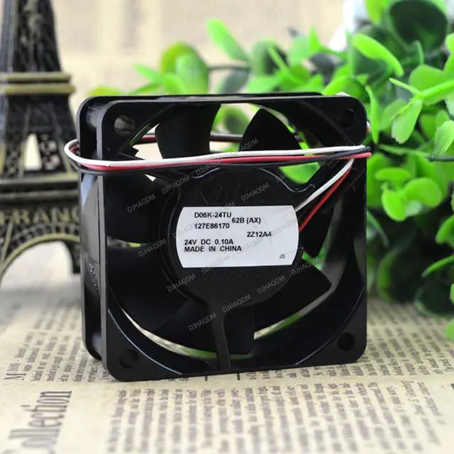 Alt view image 3 of 5 - Compatible for Nidec D06K-24TU 62B (AX) 24V 0.10A 6025 6cm 3-Wire Cooling Fan