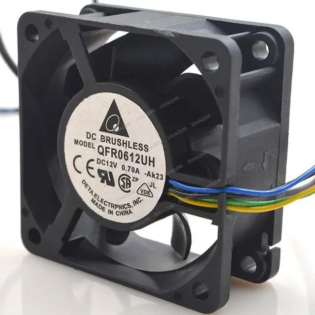 Alt view image 3 of 5 - Compatible for Delta QFR0612UH 12V 0.70A 60x60x25mm 6025 4-Wire Cooling Fan