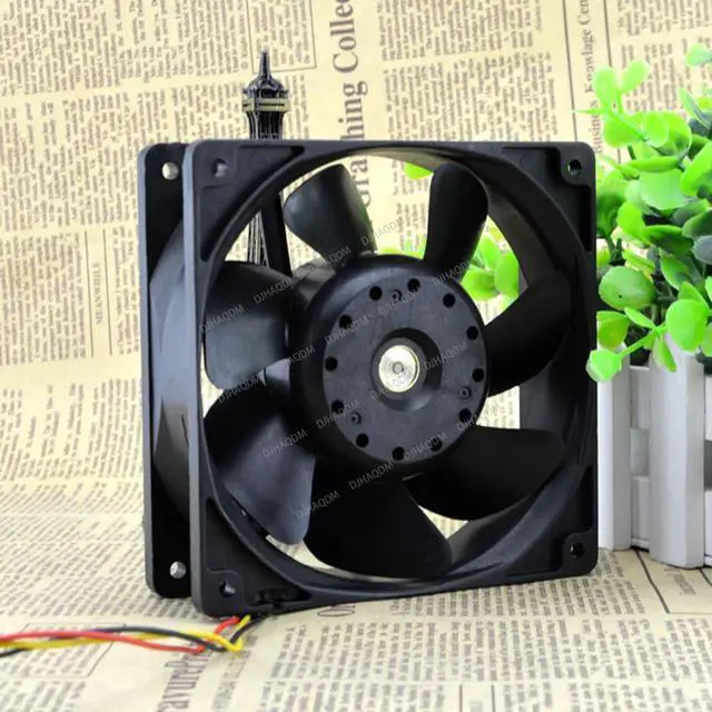 Alt view image 4 of 5 - Compatible for DC San Ace 109R1212H1131 12V 0.52A 12cm 12038 3-Wire Cooling Fan