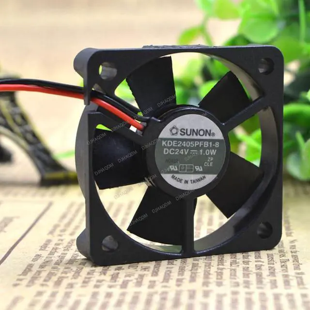 Alt view image 2 of 5 - Compatible for SUNON KDE2405PFB1-8 24V 1.0W 5010 2-Wire Cooling Fan