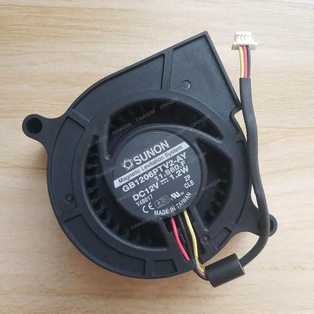 Alt view image 2 of 5 - Compatible for SUNON GB1206PTV2-AY 12V 1.2W 6cm 6025 3-Wire Cooling Fan
