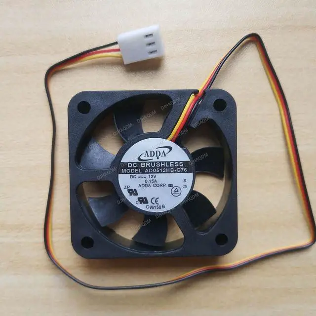 Main image of Compatible for ADDA AD0512HB-G76 12V 0.15A 50x50x10mm 3-Wire Cooling Fan