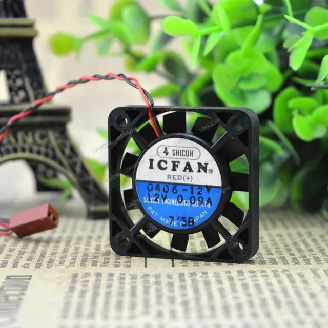 Main image of Compatible for ICFAN 0406-12V 12V 0.09A 4cm 4006 2-Wire Cooling Fan