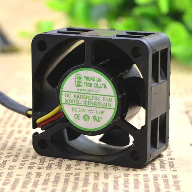 Main image of Compatible for Young LIN DFB402024M 24V 1.9W 40x40x20mm 4020 3-Wire Cooling Fan
