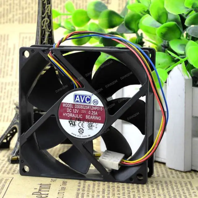 Main image of Compatible for AVC DS08025R12HP015 12V 0.25A 8025 8cm 4-Wire Cooling Fan