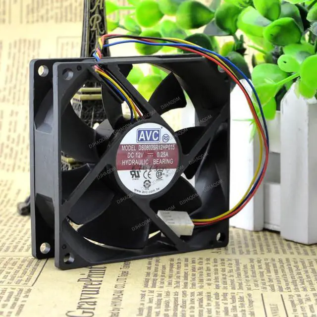 Alt view image 4 of 5 - Compatible for AVC DS08025R12HP015 12V 0.25A 8025 8cm 4-Wire Cooling Fan