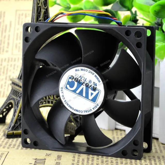 Alt view image 5 of 5 - Compatible for AVC DS08025R12HP015 12V 0.25A 8025 8cm 4-Wire Cooling Fan