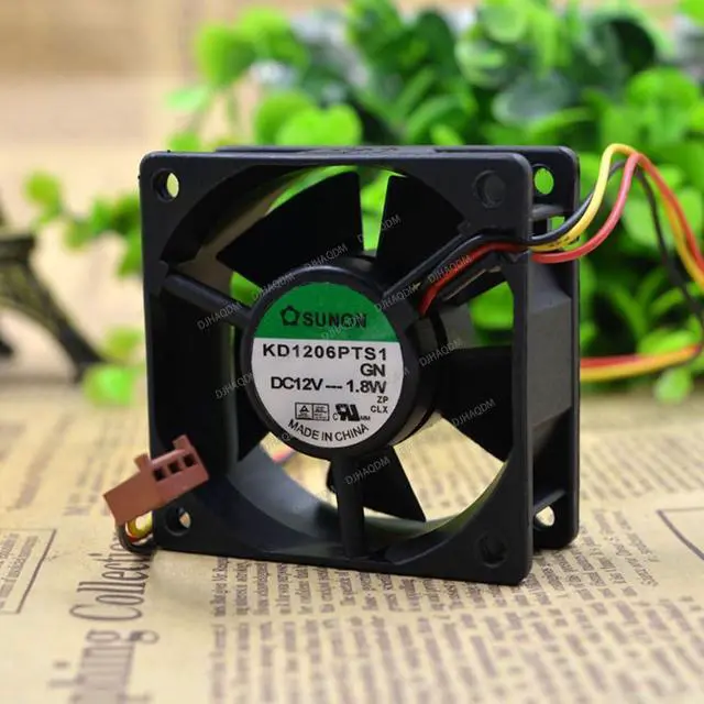 Main image of Compatible for SUNON KD1206PTS1 12V 1.8W 6cm 6025 3-Wire Cooling Fan