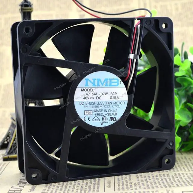 Alt view image 2 of 5 - Compatible for NMB 4715KL-07W-B29 48V 0.15A 120x38mm 3-Wire Cooling Fan