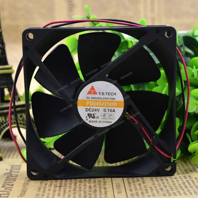 Alt view image 2 of 5 - Compatible for Y.S.TECH FD249225HB 24V 0.16A 2-Wire 9CM 9025 Cooling Fan