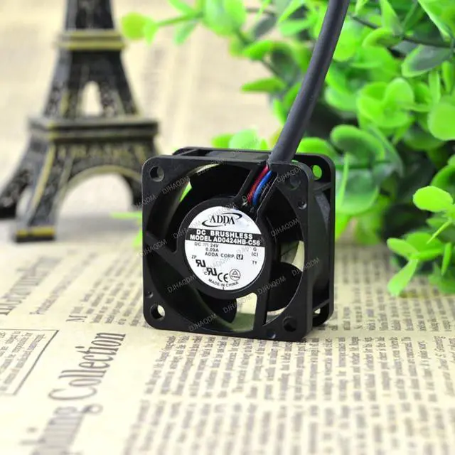 Alt view image 2 of 5 - Compatible for ADDA AD0424HB-C56 24V 0.09A 4cm 4020 3-Wire Cooling Fan