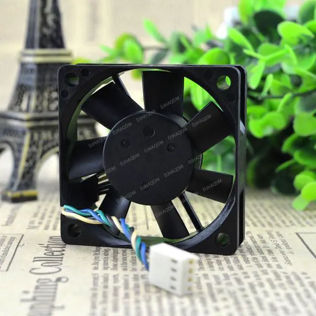 Alt view image 5 of 5 - Compatible for JMC 6015-12HB 12V 0.12A 6015 6cm 4-Wire Cooling Fan