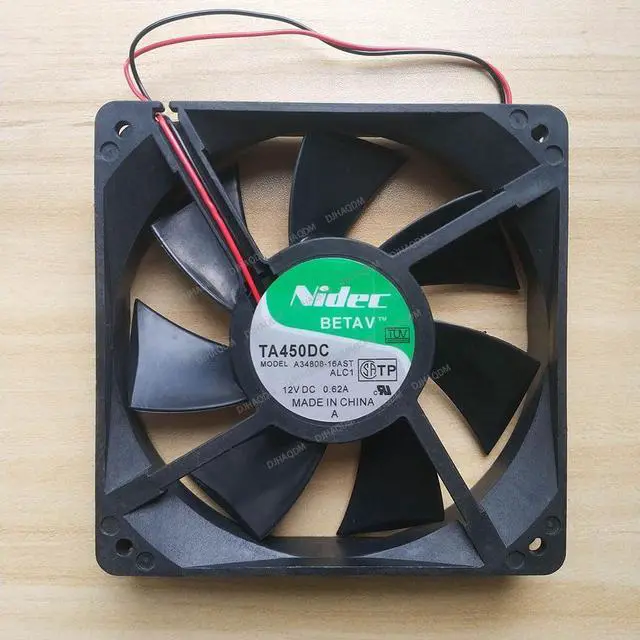 Main image of Compatible for NIDEC TA450DC A34808-16 AST 12V 0.62A 12cm 2-Wire Cooling Fan