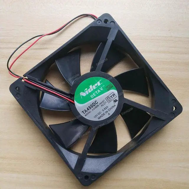 Alt view image 2 of 5 - Compatible for NIDEC TA450DC A34808-16 AST 12V 0.62A 12cm 2-Wire Cooling Fan