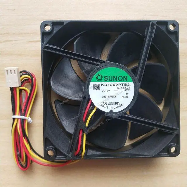 Main image of Compatible for SUNON KD1209PTB2 12V 1.6W 9cm 9025 3-Wire Cooling Fan