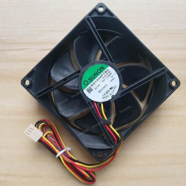 Alt view image 2 of 5 - Compatible for SUNON KD1209PTB2 12V 1.6W 9cm 9025 3-Wire Cooling Fan
