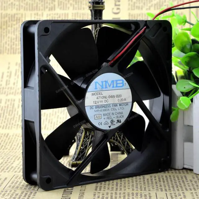 Alt view image 3 of 5 - Compatible for NMB 4710NL-04W-B20 12V 0.20A 12025 2-Wire Cooling Fan