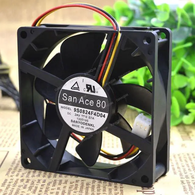 Main image of Compatible for SANYO San Ace 80 9S0824F4D04 24V 0.07A 8cm 8025 3-Wire Cooling Fan