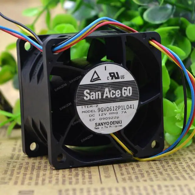 Alt view image 2 of 5 - Compatible for SANYO San Ace 60 9GV0612P1L041 12V 0.7A 6cm 6038 4-Wire Cooling Fan