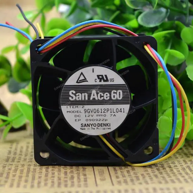 Alt view image 3 of 5 - Compatible for SANYO San Ace 60 9GV0612P1L041 12V 0.7A 6cm 6038 4-Wire Cooling Fan