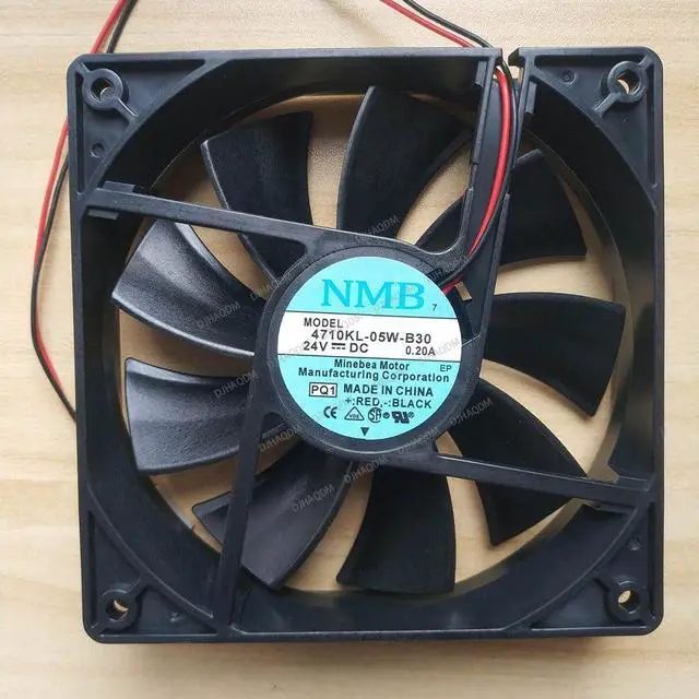 Main image of Compatible for NMB-MAT 4710KL-05W-B30 24V 0.2A 12cm 2-Wire Cooling Fan