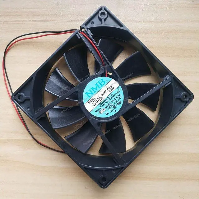 Alt view image 2 of 5 - Compatible for NMB-MAT 4710KL-05W-B30 24V 0.2A 12cm 2-Wire Cooling Fan